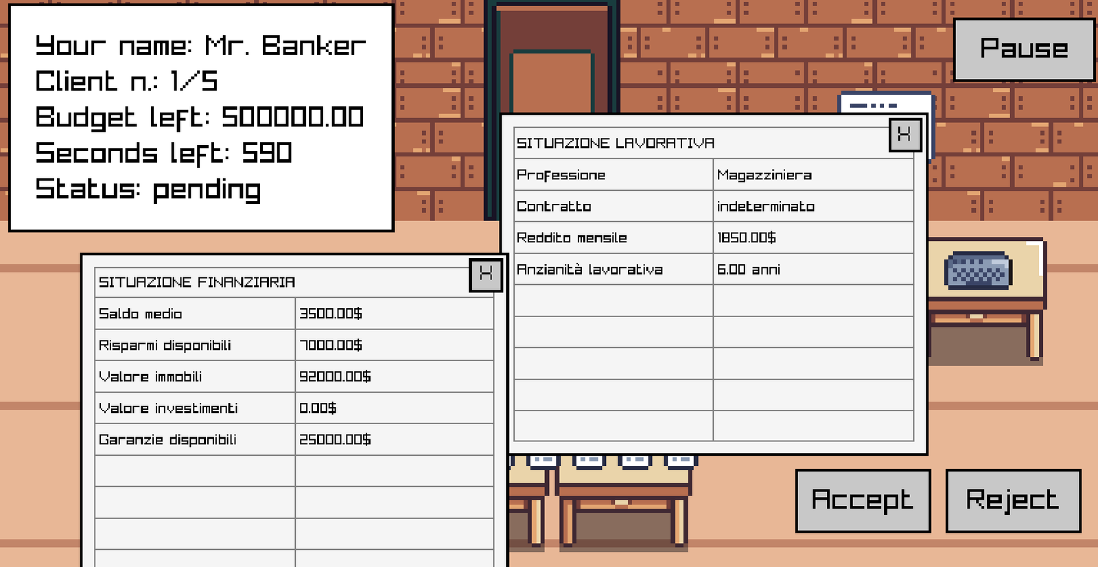 Banca di Banker Tycoon